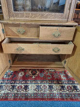 Load image into Gallery viewer, Edwardian Oak Bookcase/Larder Cupboard