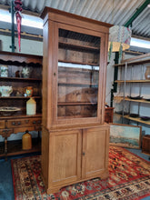 Load image into Gallery viewer, Edwardian Oak Bookcase/Larder Cupboard