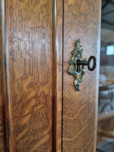 Load image into Gallery viewer, Edwardian Oak Bookcase/Larder Cupboard