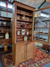 Load image into Gallery viewer, Edwardian Oak Bookcase/Larder Cupboard