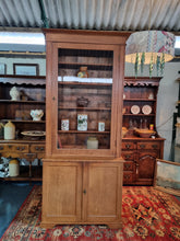 Load image into Gallery viewer, Edwardian Oak Bookcase/Larder Cupboard