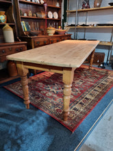 Load image into Gallery viewer, Farmhouse Scrub Top Pine Dining Table