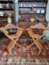 Load image into Gallery viewer, Vintage Savonarola Chair 1960's Renaissance Style