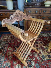 Load image into Gallery viewer, Vintage Savonarola Chair 1960's Renaissance Style
