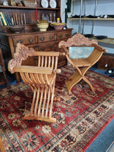 Load image into Gallery viewer, Vintage Savonarola Chair 1960's Renaissance Style