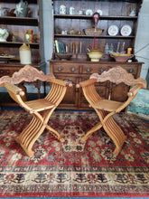 Load image into Gallery viewer, Vintage Savonarola Chair 1960's Renaissance Style