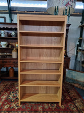 Load image into Gallery viewer, Light oak bookcase