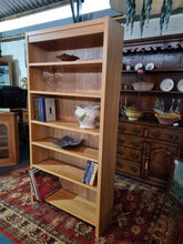 Load image into Gallery viewer, Light oak bookcase