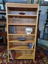 Load image into Gallery viewer, Light oak bookcase