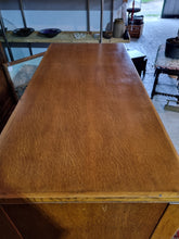 Load image into Gallery viewer, Mid Century Light Oak Air Ministry Chest of Five Drawers