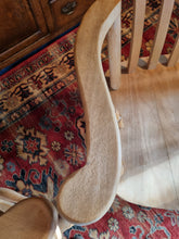 Load image into Gallery viewer, Beech Lathe Back Grandfather Fireside Chair
