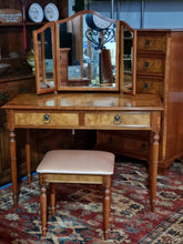 Load image into Gallery viewer, Dressing Table With Folding Mirror
