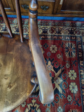 Load image into Gallery viewer, Victorian Oak and Beech Elbow Chair