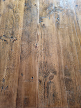 Load image into Gallery viewer, Pine & Blue Painted Kitchen Dining Table