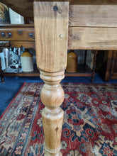 Load image into Gallery viewer, Victorian Pine Four Plank Kitchen Table