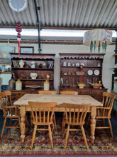 Load image into Gallery viewer, Victorian Pine Four Plank Kitchen Table