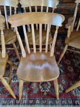 Load image into Gallery viewer, Eight Lathe Back Kitchen Dining Chairs