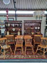 Load image into Gallery viewer, Eight Lathe Back Kitchen Dining Chairs