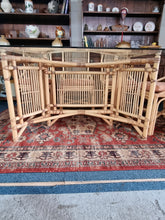 Load image into Gallery viewer, Bamboo Dining Table & Eight Dining Chairs By Angraves of Leicester