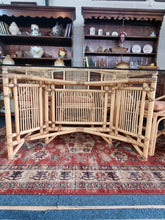 Load image into Gallery viewer, Bamboo Dining Table & Eight Dining Chairs By Angraves of Leicester