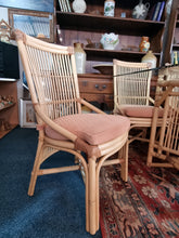 Load image into Gallery viewer, Bamboo Dining Table & Eight Dining Chairs By Angraves of Leicester