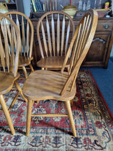 Load image into Gallery viewer, Set Of Six Hardwood Windsor Chairs
