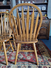 Load image into Gallery viewer, Set Of Six Hardwood Windsor Chairs