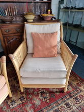 Load image into Gallery viewer, Bamboo Pair Of Armchairs By Angraves of Leicester