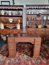 Load image into Gallery viewer, Early 20th Century Oak Twin Pedestal Desk
