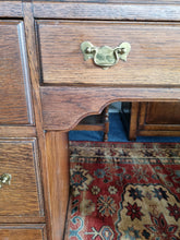 Load image into Gallery viewer, Early 20th Century Oak Twin Pedestal Desk