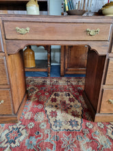 Load image into Gallery viewer, Early 20th Century Oak Twin Pedestal Desk