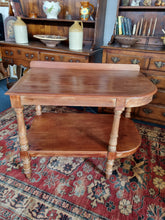 Load image into Gallery viewer, 19thC Teak Whatnot Or Baking Kitchen Cabinet/Table