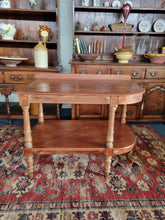 Load image into Gallery viewer, 19thC Teak Whatnot Or Baking Kitchen Cabinet/Table