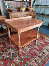Load image into Gallery viewer, 19thC Teak Whatnot Or Baking Kitchen Cabinet/Table