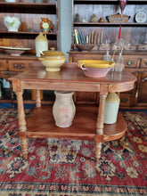 Load image into Gallery viewer, 19thC Teak Whatnot Or Baking Kitchen Cabinet/Table