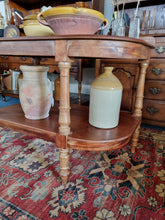 Load image into Gallery viewer, 19thC Teak Whatnot Or Baking Kitchen Cabinet/Table