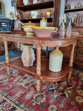 Load image into Gallery viewer, 19thC Teak Whatnot Or Baking Kitchen Cabinet/Table