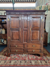 Load image into Gallery viewer, Oak Hall Cupboard House Keeper Cupboard Hanging Coat Cupboard