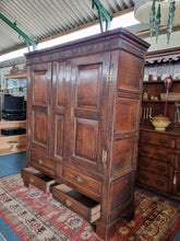 Load image into Gallery viewer, Oak Hall Cupboard House Keeper Cupboard Hanging Coat Cupboard