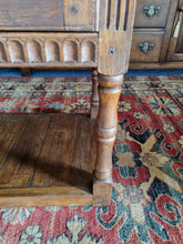 Load image into Gallery viewer, Oak Carved Pot Board Cupboard