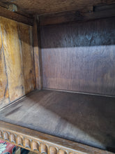 Load image into Gallery viewer, Oak Carved Pot Board Cupboard