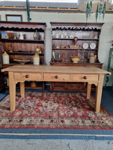 Load image into Gallery viewer, Victorian Dairy Table Prep Table Antique Farmhouse Table 19thC Kitchen Table