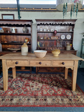 Load image into Gallery viewer, Victorian Dairy Table Prep Table Antique Farmhouse Table 19thC Kitchen Table