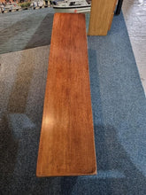 Load image into Gallery viewer, Oak Trestle Bench / Stool Mid 20th Century