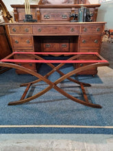 Load image into Gallery viewer, Edwardian Mahogany Butlers Tray/Table On Folding Stand