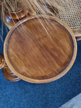 Load image into Gallery viewer, A lovely pair of oak columns / display tables