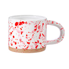 Load image into Gallery viewer, Pink and Red Splatterware Mug

