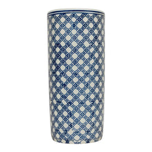 Load image into Gallery viewer, Daisy Chain Blue &amp; White Floral Umbrella Stand
