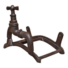 Load image into Gallery viewer, Rustic Cast Iron Wall Mounted Hosepipe Holder
