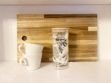 Load image into Gallery viewer, Glass Jar With Bamboo Lid 21cm
